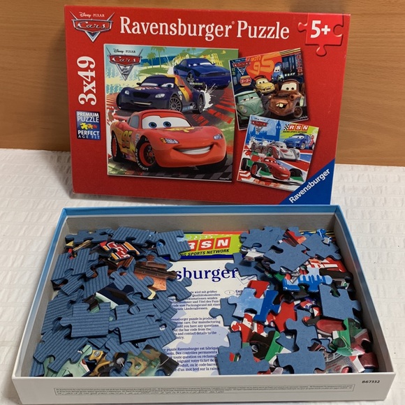 Disney Cars Set of 2 Jigsaw Puzzles by Ravensburger - Picture 6 of 9